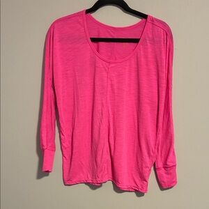 Lilly Pulitzer Vibrant Pink Long Sleeve Tee